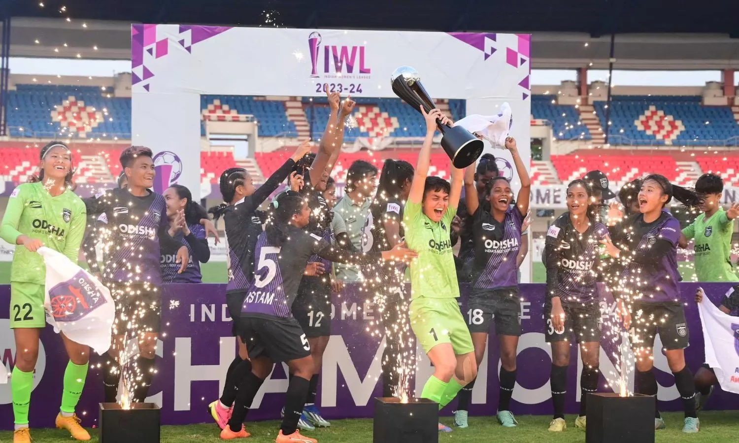 Odisha FC take their maiden IWL trophy with a stunning win