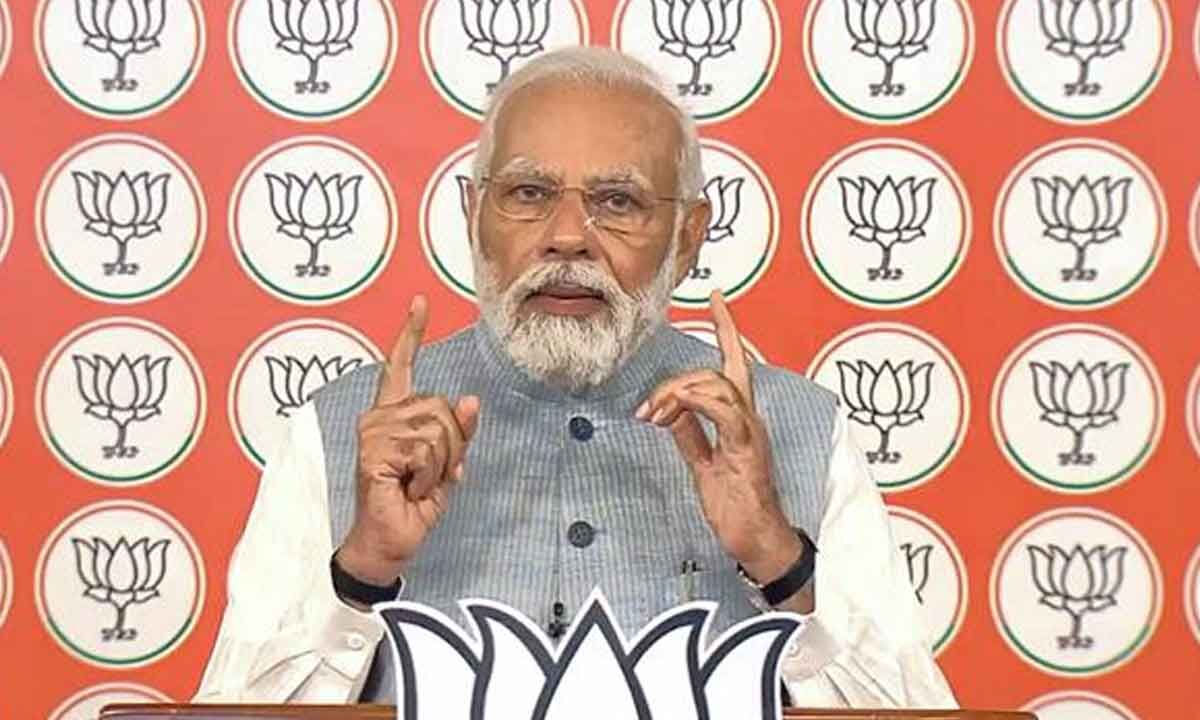 PM Modi accuses Congress of being anti-Ram, insulting 'Shakti'