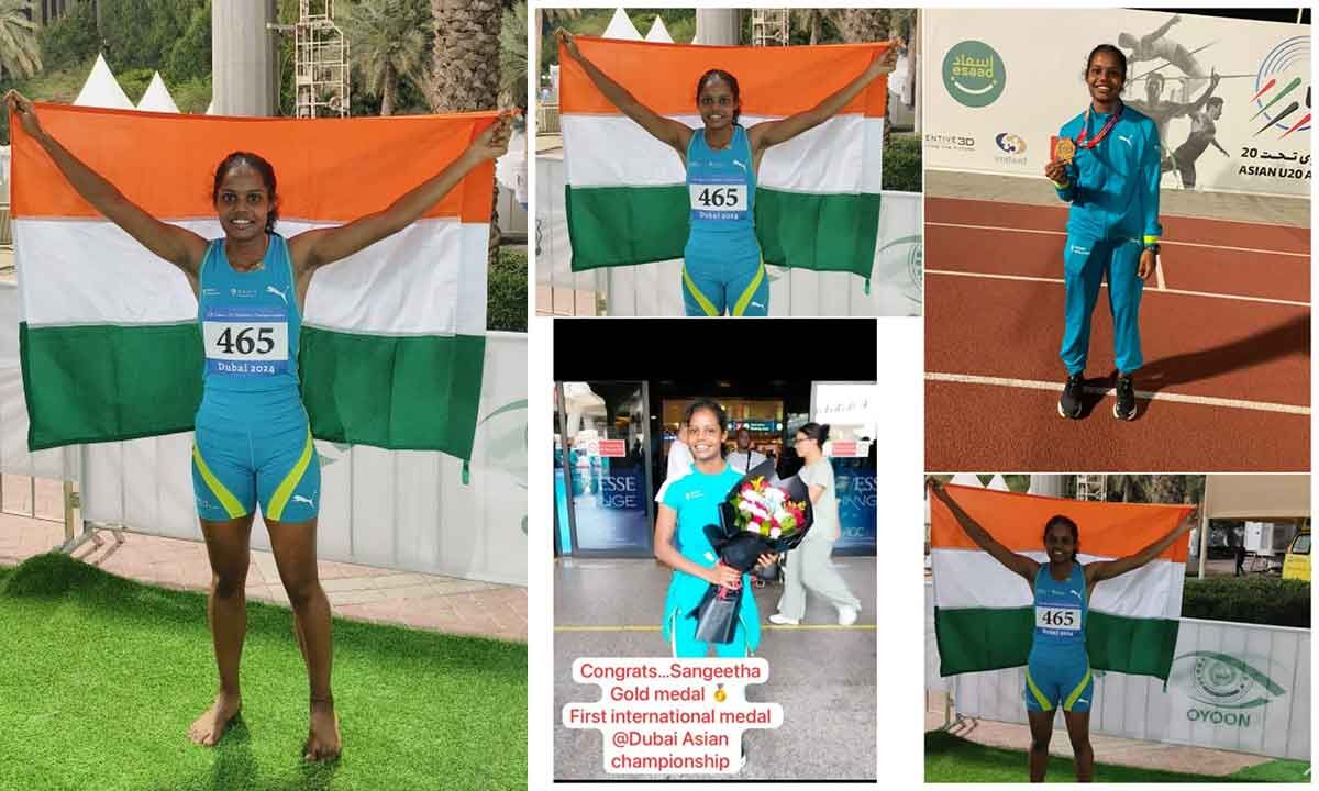 Sai Sangeeta won gold medal for India in Dubai Asian Championship T F W