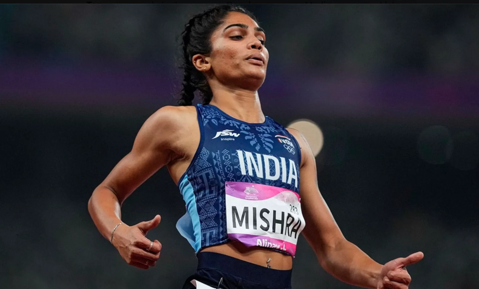 Aishwarya Mishra's bronze at Asian Athletics C'ships upgraded to silver