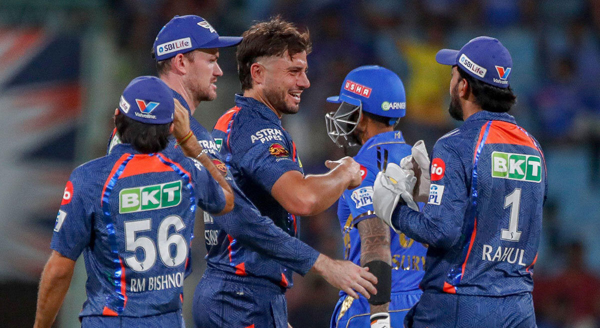 Lucknow march to third on the points table after last-over win against Mumbai