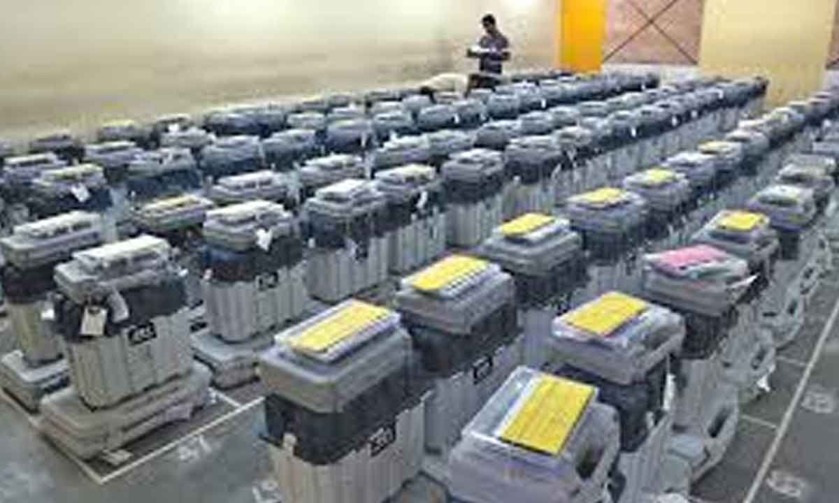 CCTVs in Maha godown with EVMs switched off