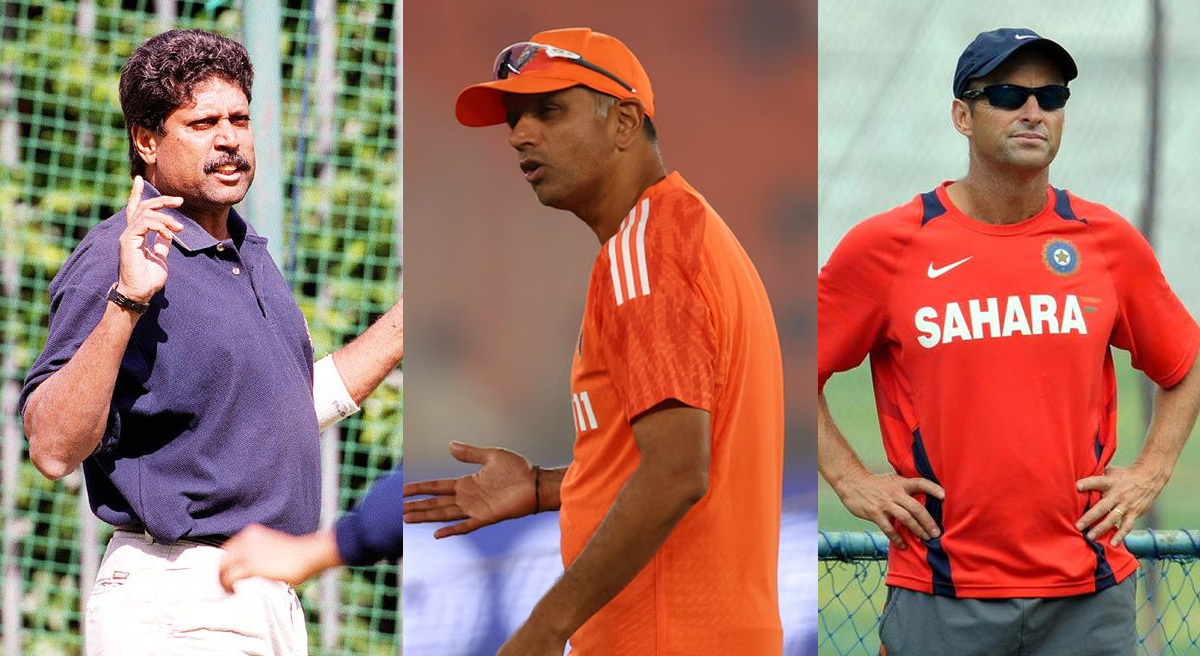 India cricket team head coaches so far