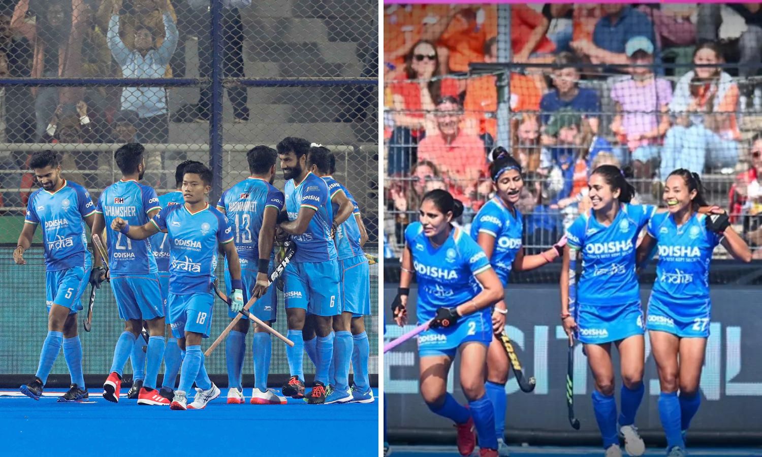 Indian men's and women's hockey team lose to Belgium