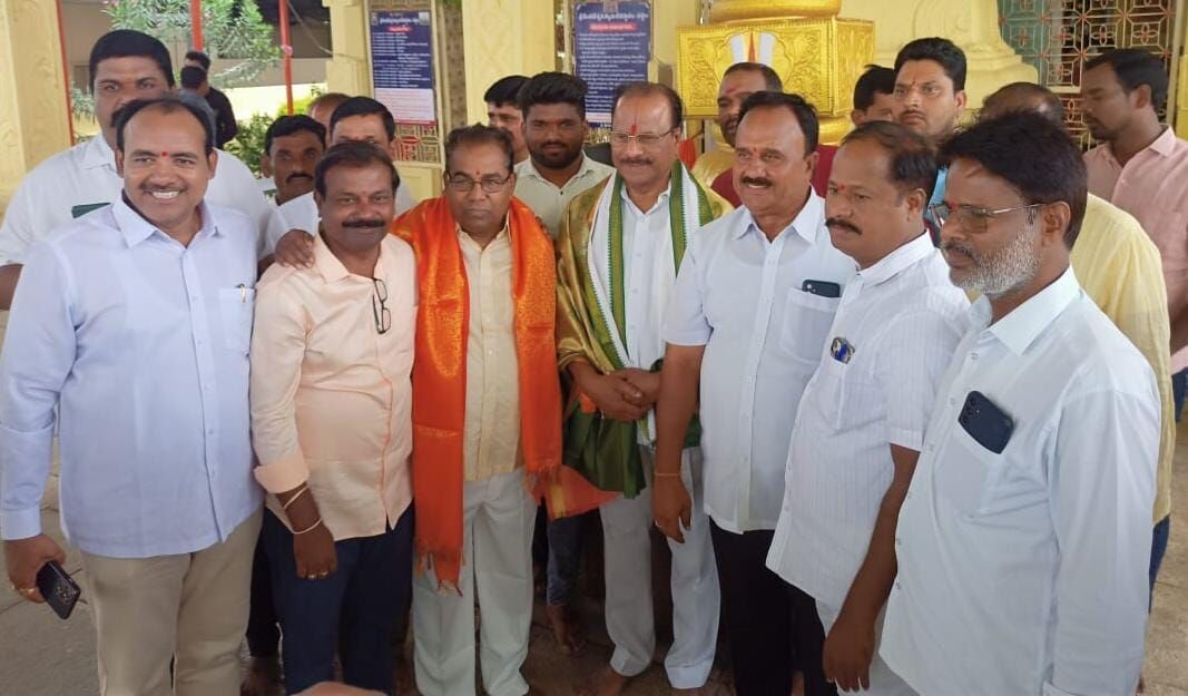 Tripura Governor Indrasena Reddy in the service of Vattem Venkateswara Swamy