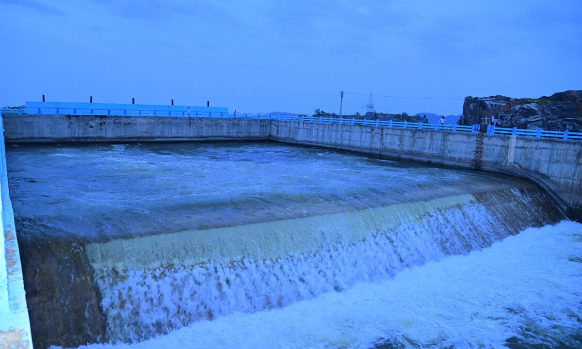 State Excise and Tourism Minister Jupally Krishna Rao Releases Water from Gudipalli Reservoir to Ayacut