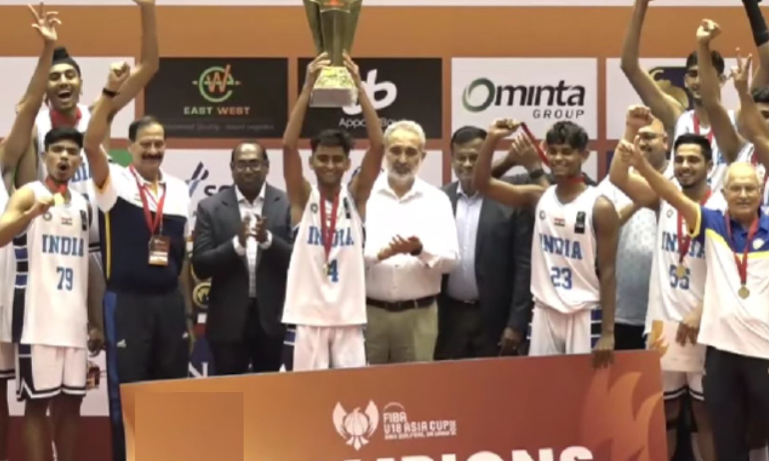 Indian men's team win gold, qualifies for Asian U18