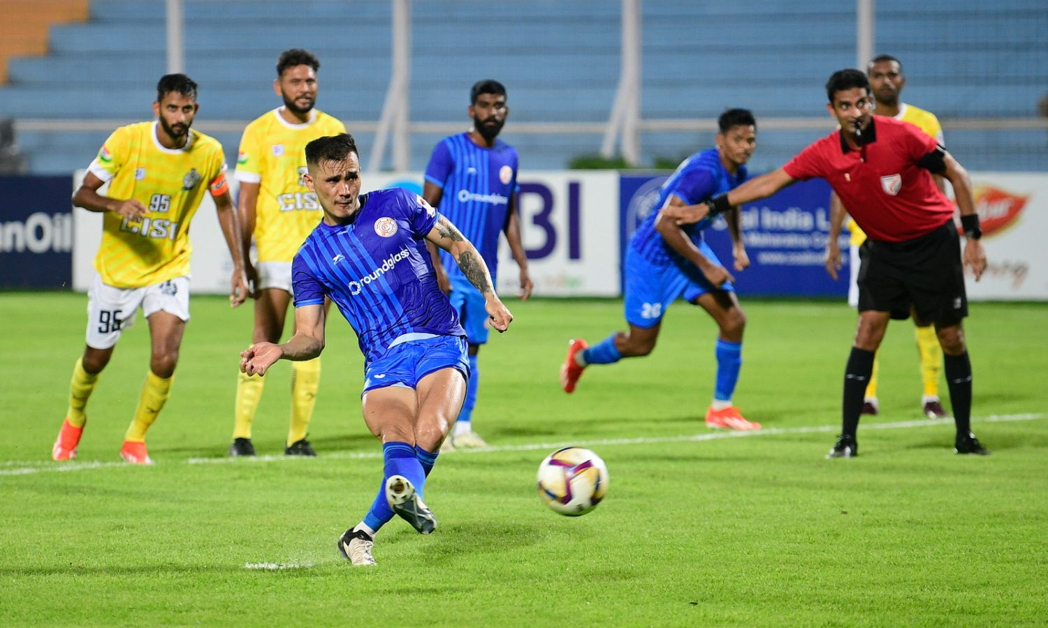 Luka Majcen double help Punjab FC dominate CISF Protectors