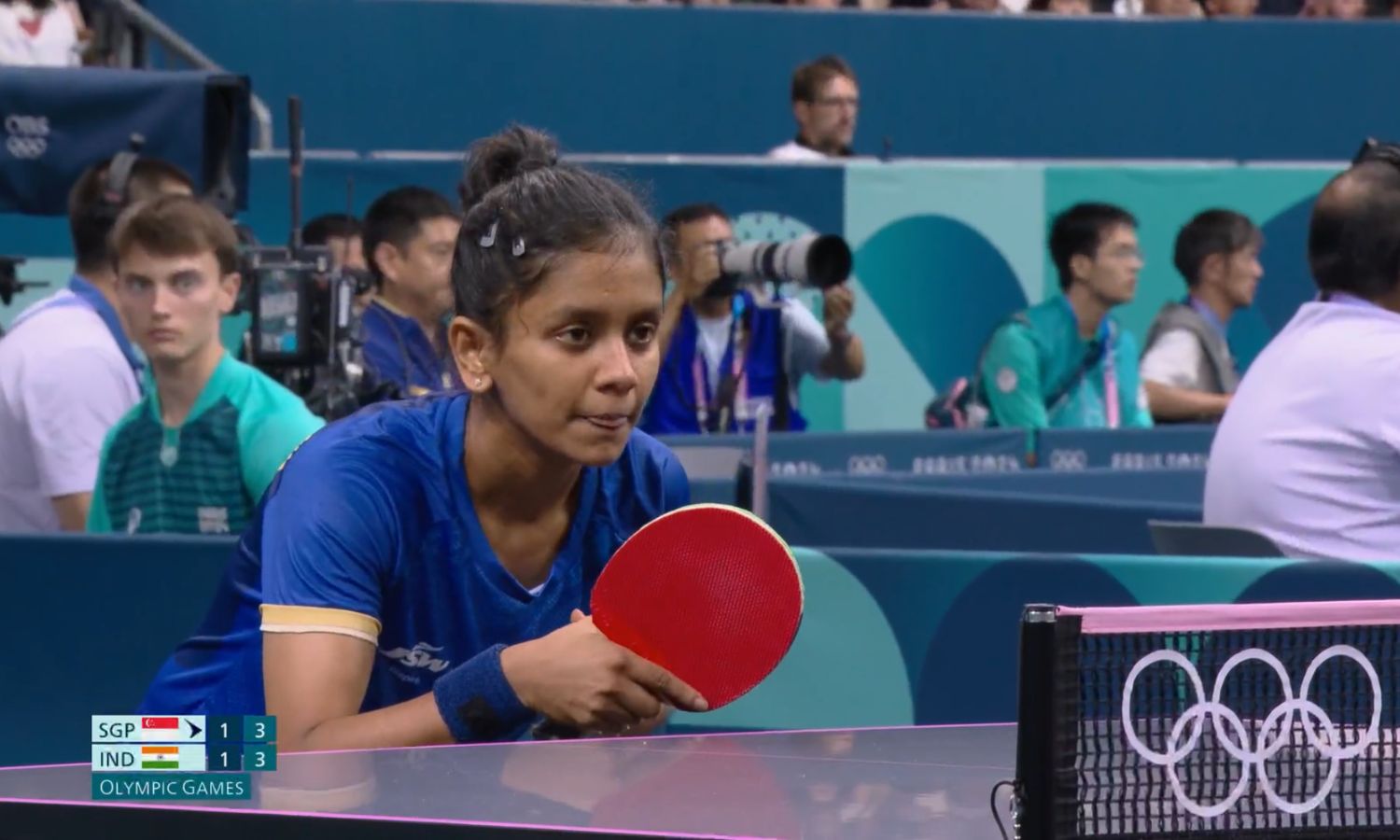 Sreeja Akula advances to round of 16