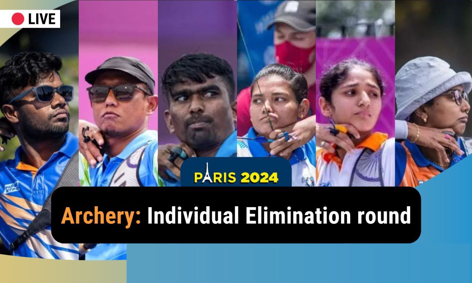 Olympics 2024 Archery LIVE: Pravin Jadhav in action at the Individual Elimination round