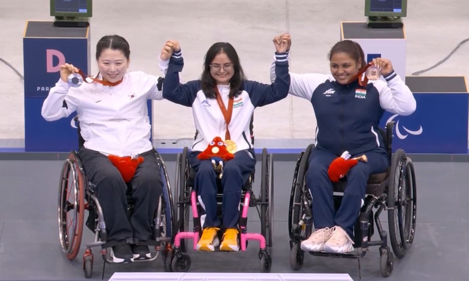 Shooter Avani defends her title, Mona wins bronze on debut