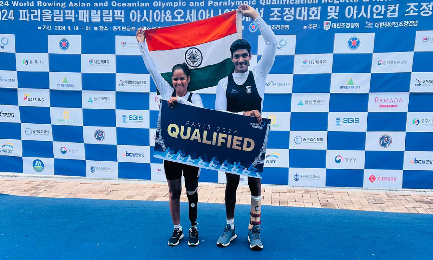 Anita-Narayana finish third in the repechage round