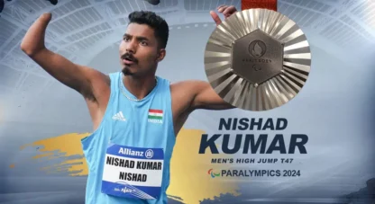 Paris Paralympics: Nishad Kumar clinches silver in men's high jump T47