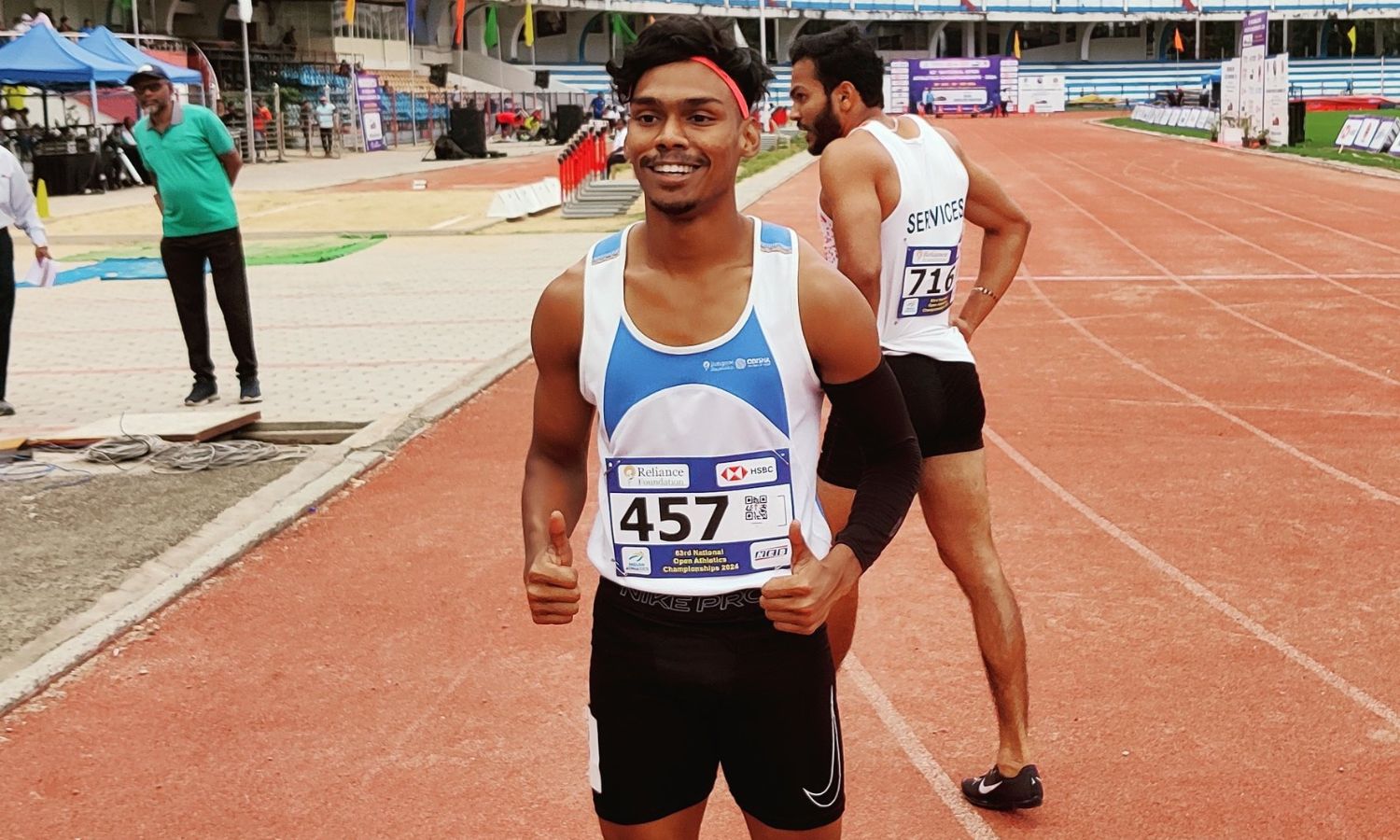 Lalu Bhoi stuns a strong field in 100m