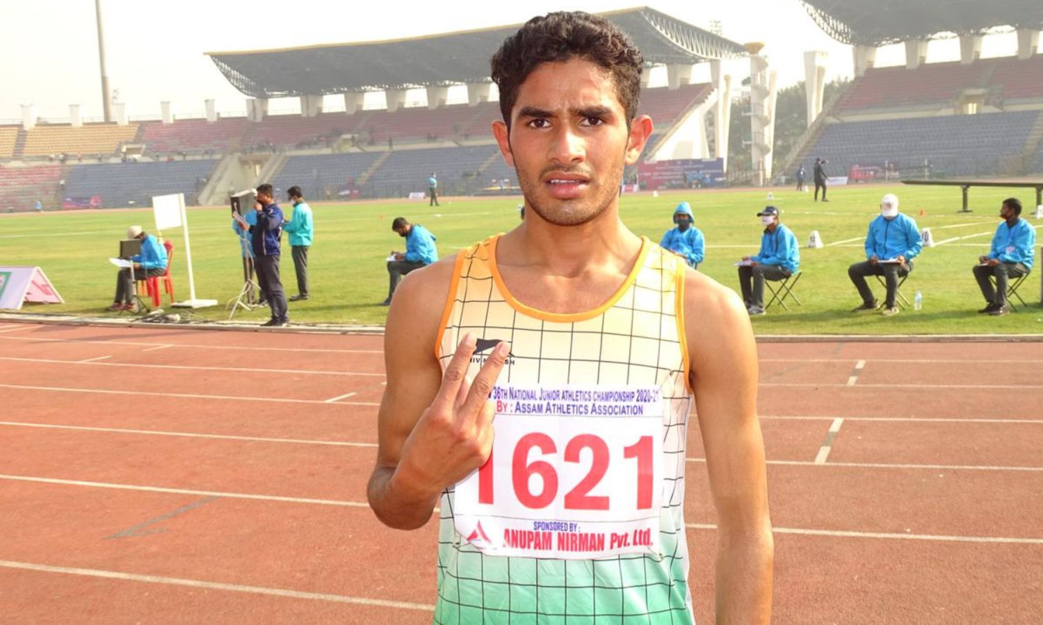 Sharuk Khan rewrites 3000 steeplechase NR, India finish 34th