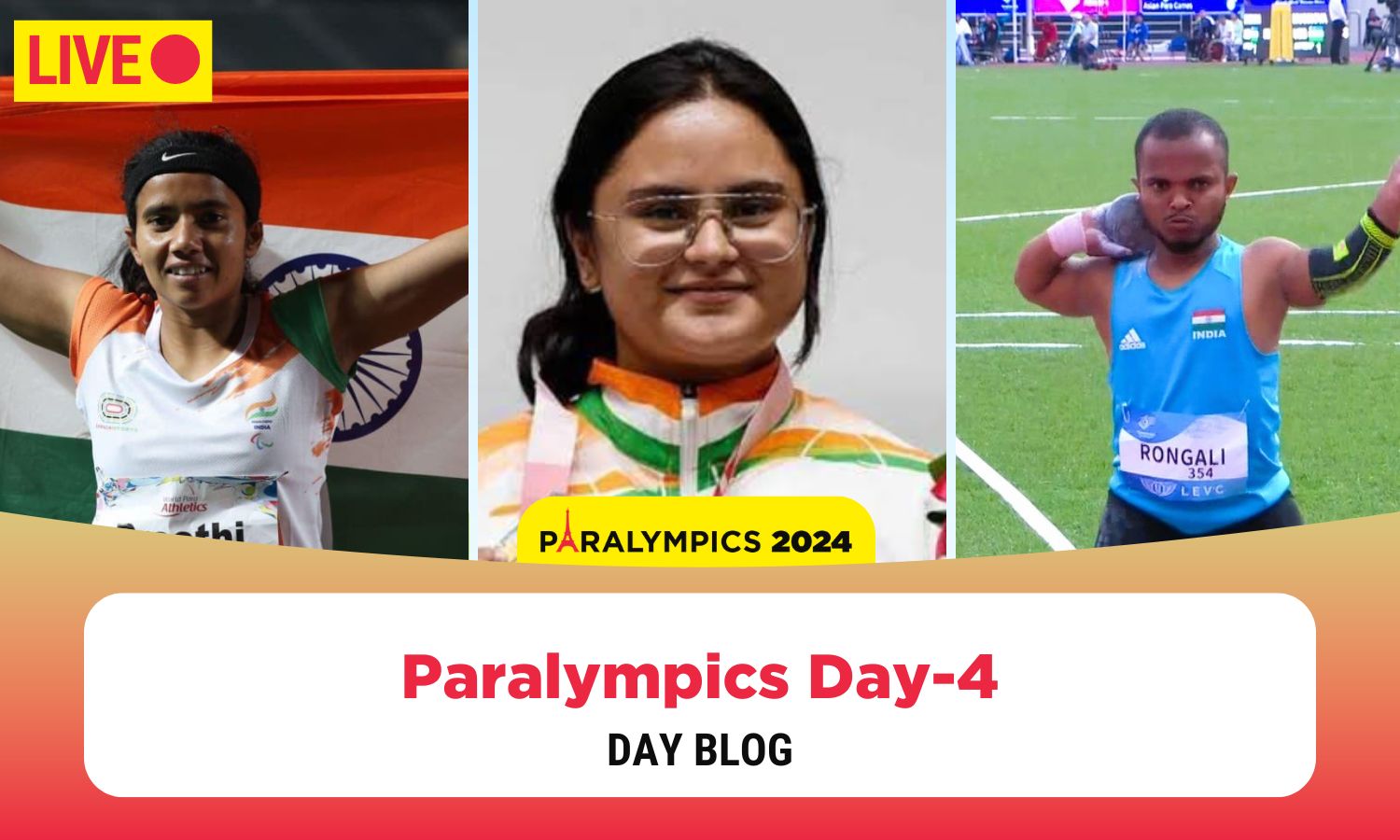 Paralympics 2024 Day 4 LIVE: Preeti Pal, Avani Lekhara, Ravi Rongali chase glory