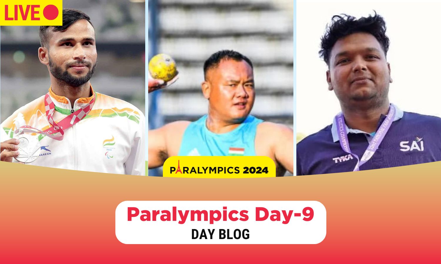 Paralympics 2024 Day 9 LIVE: Dipesh, Praveen look to increase India's medal tally