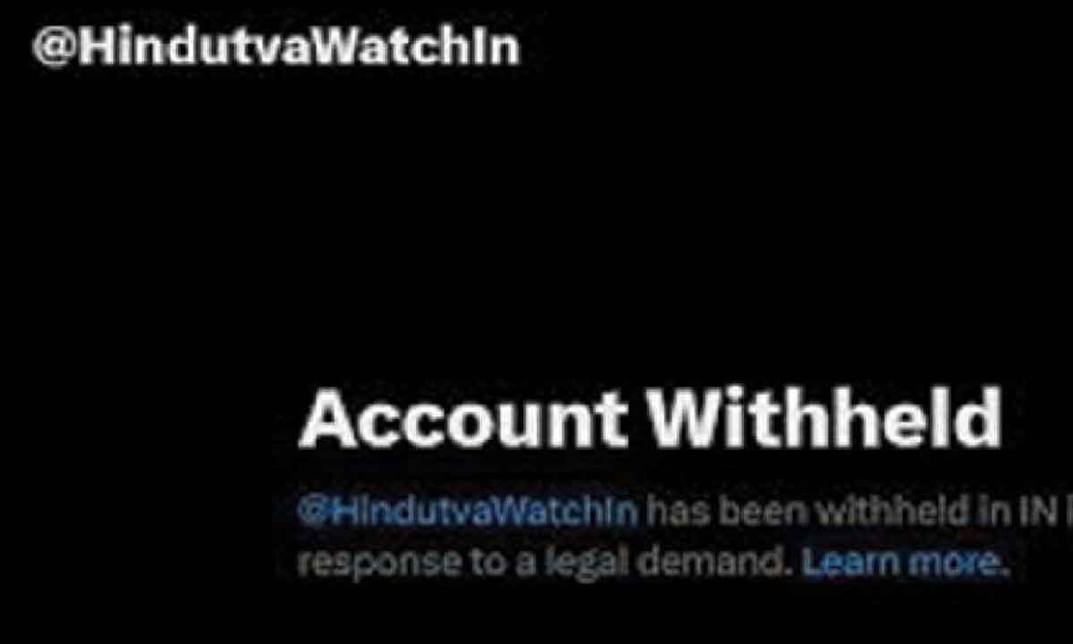 Centre’s decision to block ‘Hindutva Watch’ a/c disproportionate: X