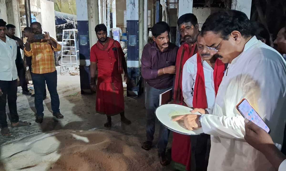 Minister Manohar inspected rice mill