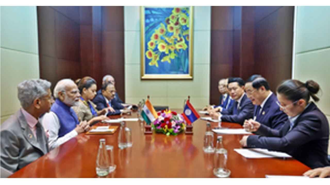 PM Modi holds bilateral talks with Lao PDR counterpart