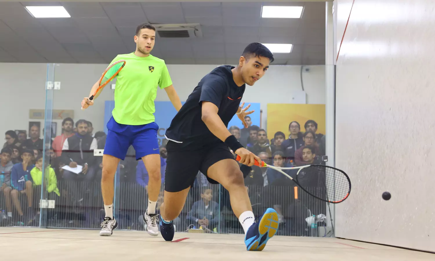 2024 PSA Open Squash Classic: Abhay and Velavan advances to the quarterfinal