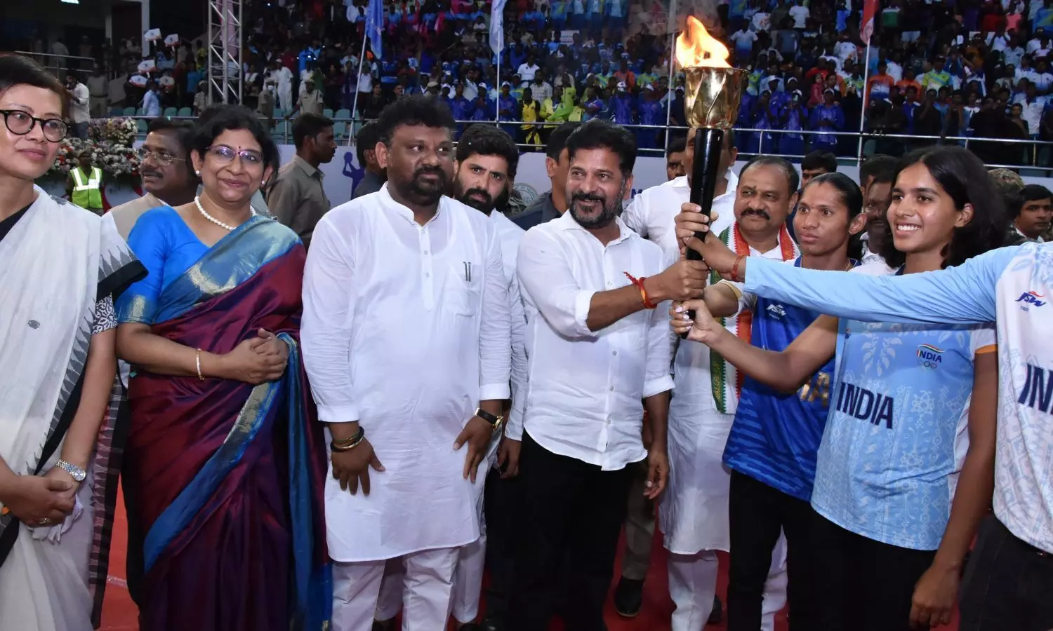 Telangana plans to support national U-17 football team: CM Revanth Reddy