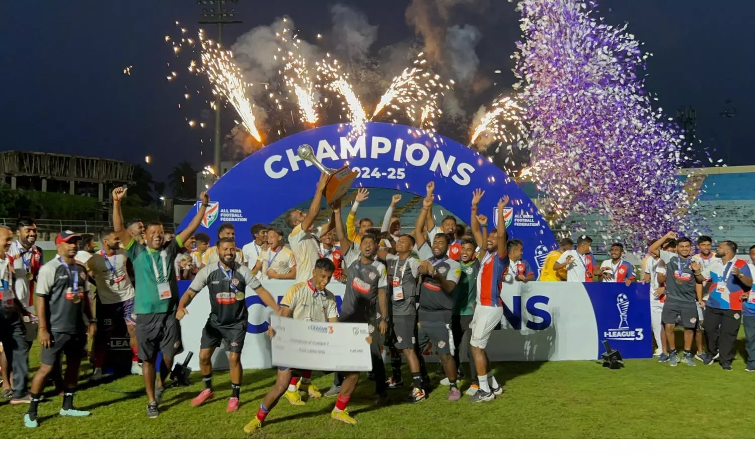 Diamond Harbour FC clinch the 2024-25 I-League 3 trophy