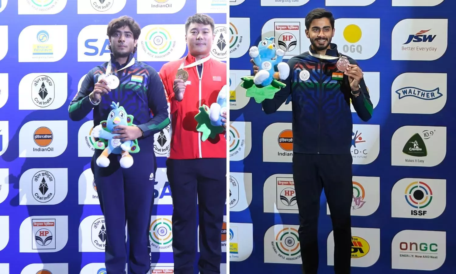 ISSF WC Final: Vivaan Kapoor wins silver, Anantjeet wins bronze