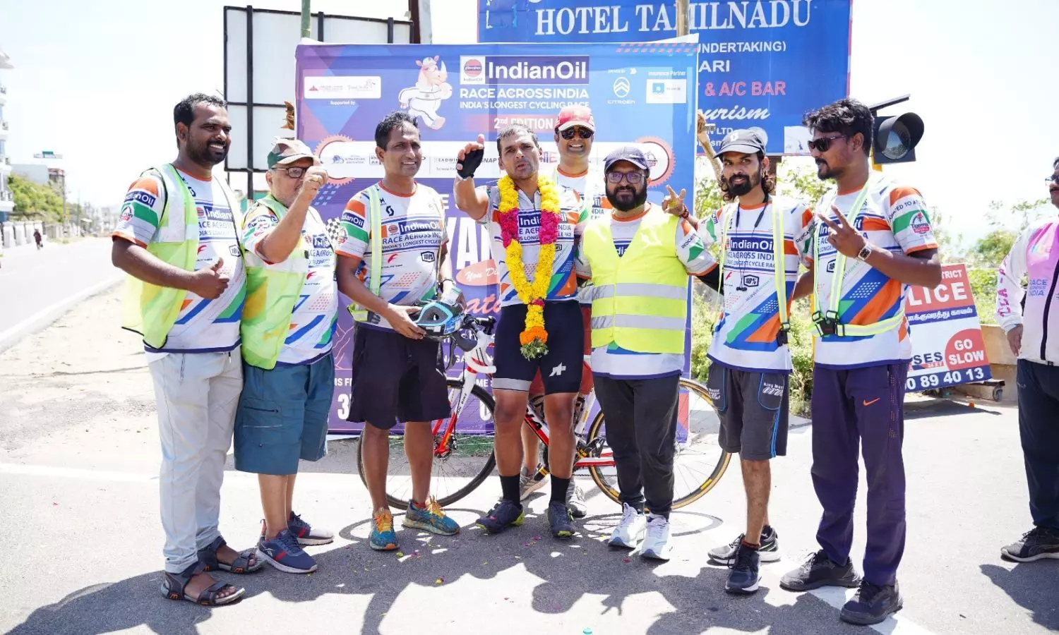 Amit Samarth wins India’s longest cycle race from Srinagar to Kanyakumari