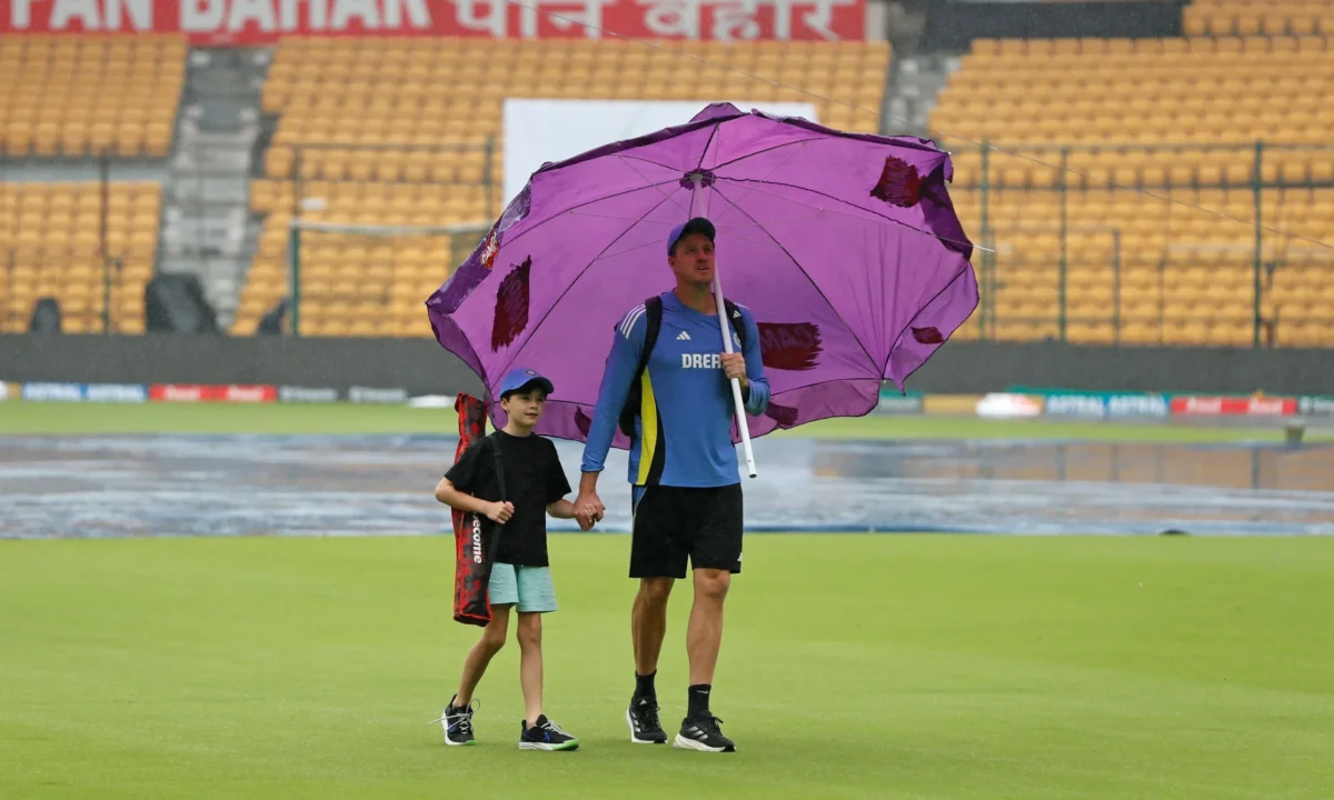 Covers off ahead of toss on Day 2