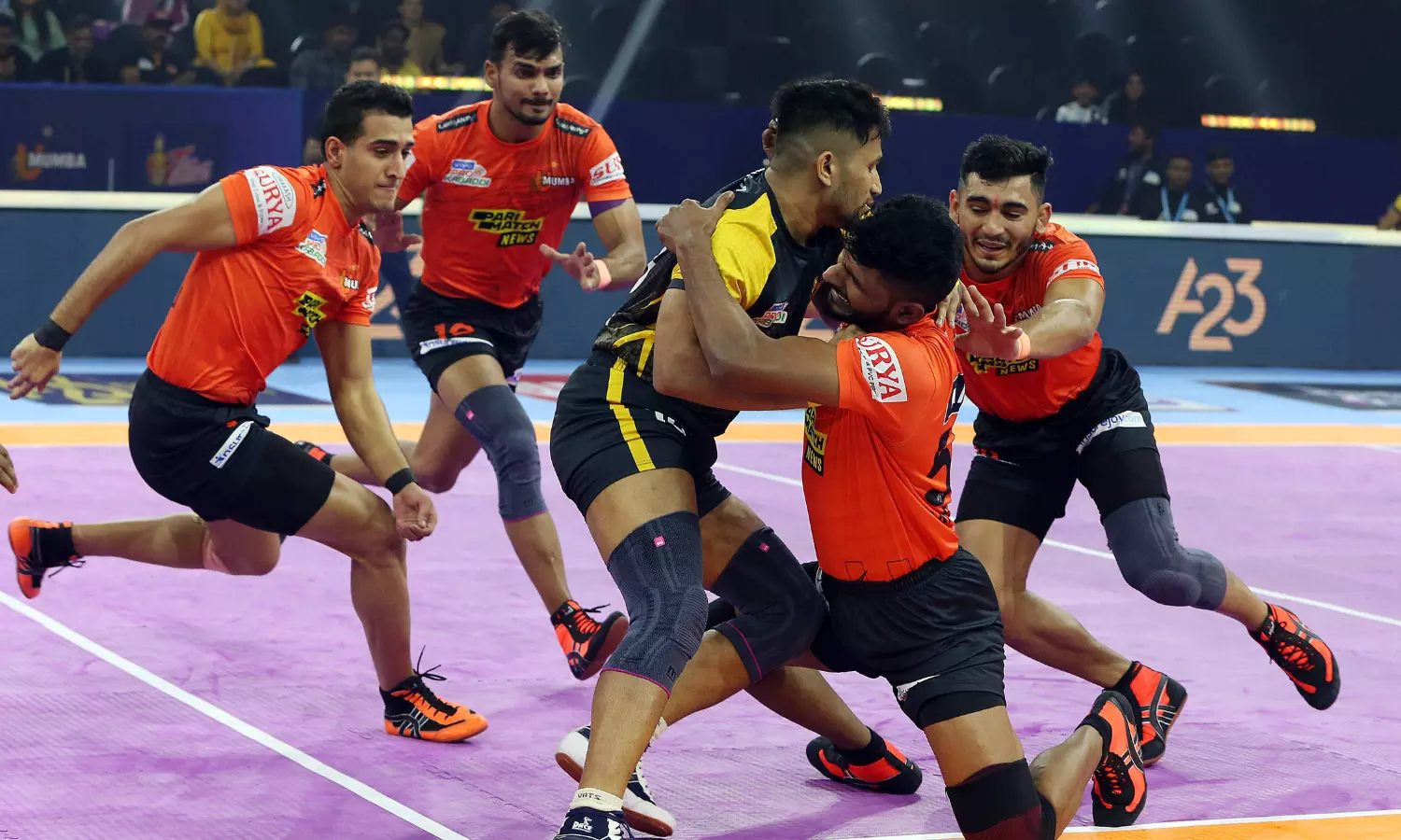 PKL 2024 LIVE: U Mumba takes on Bengal Warriorz, Telugu Titans v Dabang Delhi- Scores, Updates, Blog