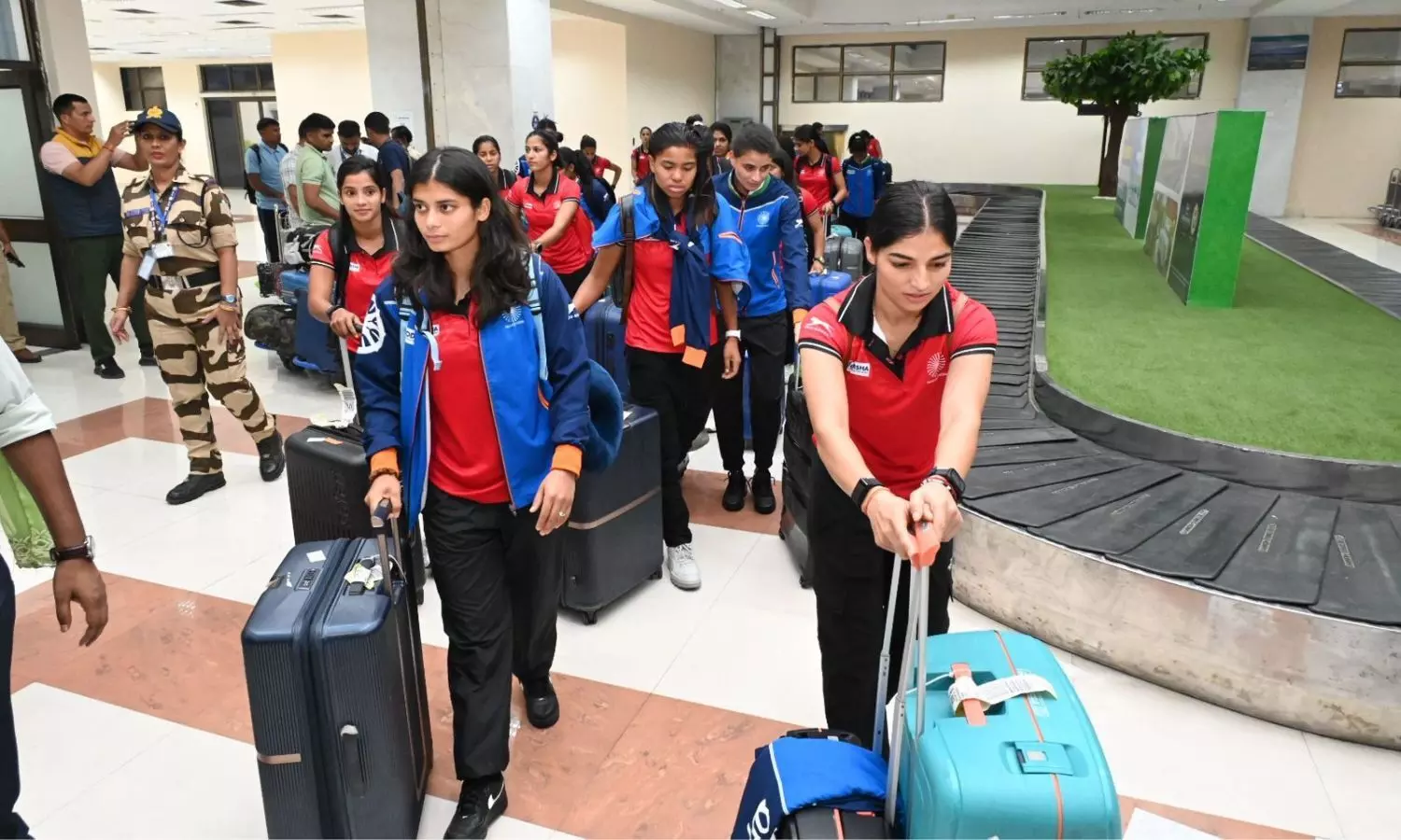 Indian women's hockey team land in Bihar for Asian Champions Trophy