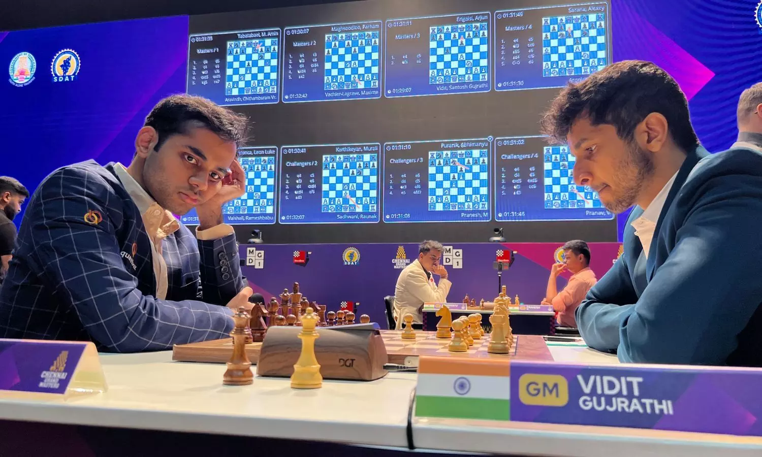 Arjun Erigaisi starts with a dramatic victory